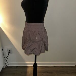 Free People Movement purple shorts